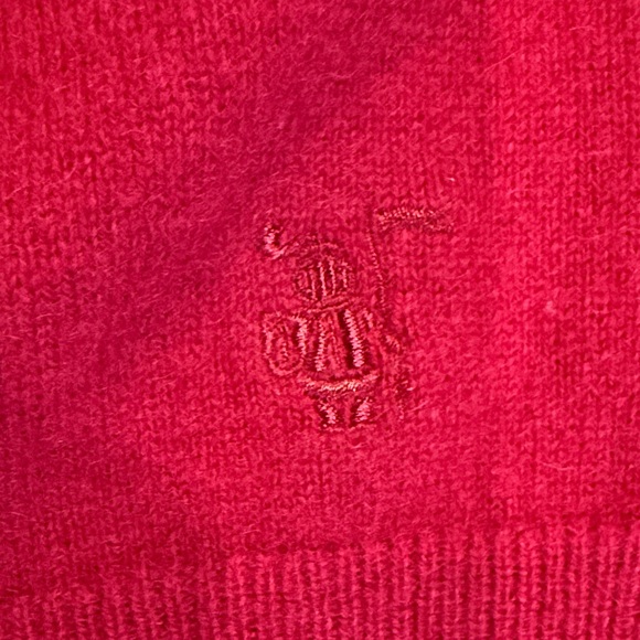 Burberry Kids Red Knit Long-Sleeve Dress - Picture 4 of 12